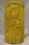 ръчна дърворезба на светец, снимка 1 - Антикварни и старинни предмети - 42263893