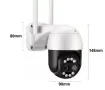Двойна безжична 8MPX въртяща се камера за наблюдение, снимка 6