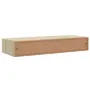 vidaXL Стенен рафт за чекмеджета, дъб и бяло, 60x23,5x10 см, MDF, снимка 8