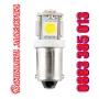 2 бр. Габаритни крушки BA9S 5 SMD 5050 Автомобилна LED вътрешна лампа крушка за номер вратата плафон, снимка 3