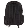 Ученическа раница, с ключодържател  Pon Pon, 31х15х43 см, Чернна с брокат, снимка 3