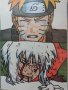 Рисунка аниме Наруто и Джирая Naruto anime