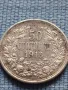 Сребърна монета 50 стотинки 1913г. Царство България Цар Фердинанд първи 43235, снимка 2