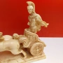 НАЙ ДОБРАТА ОФЕРТА Фигура на Римски войник с колиесница от алабастър, снимка 8