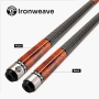 IRONWEAVE 148 см билярдна щека от две части, 12,5 мм многослоен кожен връх, мек калъф, снимка 2