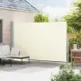 vidaXL Прибираща се дворна странична тента, 220x514 см, кремава, снимка 3
