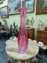 Уникална много красива антикварна белгийска кристална ваза Val Saint Lambert , снимка 4