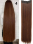 Качествена дълга коса / Цял екстеншън за по-голям обем и дължина на косата /, снимка 4