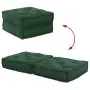 vidaXL Модулен диван зелен 70x70x36 плат, снимка 7