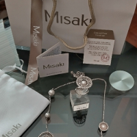 Misaki сребърен комплект колие и пръстен, снимка 9 - Бижутерийни комплекти - 44708553