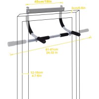 door trainer  Регулируема щанга за набирания, тренажор за набирания до 200 килограма !!!, снимка 7 - Фитнес уреди - 44239698