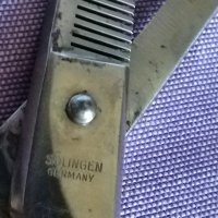 Фризьорска ножица за филиране- Solingen Mreka 170х70мм, снимка 12 - Машинки за подстригване - 34302669