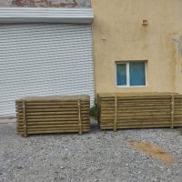 Дървени струговани колове за овошки и лозя и импрегнация на дървен материал, снимка 6 - Огради и мрежи - 40871345