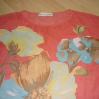 С-М Пъстра лятна блузка на цветя, снимка 6 - Корсети, бюстиета, топове - 40362431