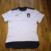 Италия футболна тениска маркова на Пума тренировъчна 97% памук размер М реален, снимка 1 - Футбол - 42511669