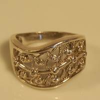 сребърен пръстен с камъни , снимка 6 - Пръстени - 44595937