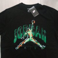 Мъжка памучна тениска Jordan размер 2XL и 3XL, снимка 2 - Тениски - 41835251