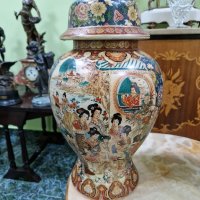Топ - уникален чифт страхотни антикварни китайски порцеланови урни, снимка 2 - Антикварни и старинни предмети - 44491576