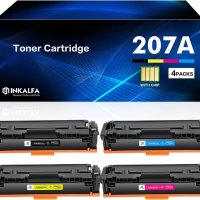4 Тонера 207A 207X Multipack MFP M283fdw тонер (1 x W2210A W2211A W2212A W2213A) Замяна за HP Color , снимка 1 - Консумативи за принтери - 40437137