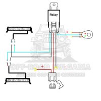 Комплект окабеляване / инсталация за LED бар, халогени, фарове и др, снимка 2 - Аксесоари и консумативи - 40394048