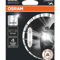 LED крушка OSRAM LEDriving SL C5W-41mm (6413DWP-01B/SV8.5-8/6000K), снимка 3 - Аксесоари и консумативи - 39008450