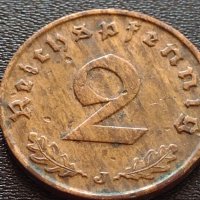 Две монети 1 райхспфенинг 1942г. / 2 райхспфенинг 1938г. Трети райх с СХВАСТИКА редки 31555, снимка 9 - Нумизматика и бонистика - 40649479