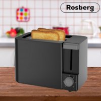 Тостер Rosberg R51440F, 700W, 2филийки, 2 ГОДИНИ ГАРАНЦИЯ, снимка 2 - Тостери - 44386671