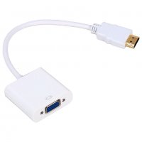 Преходник HDMI M - VGA F, 0.15м бял/черен, снимка 2 - Кабели и адаптери - 33909212