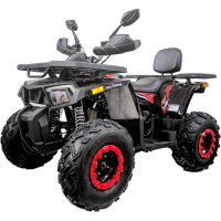 Бензиново ATV 200 кубика Shark Black & Red с LED дисплей, снимка 7 - Мотоциклети и мототехника - 44751784