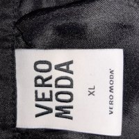 Vero Moda XL Черна кожена пола на изрязани кръгове , снимка 7 - Поли - 33945268