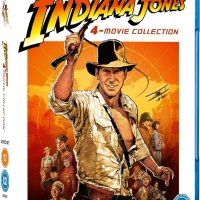 INDIANA JONES - 4 Movies Blu ray collection - издание в 5 диска - без БГ субтитри, снимка 1 - Blu-Ray филми - 41683243