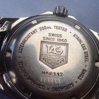 Швейцарски часовник Tag Heuer автоматик - цвят Океан, снимка 4 - Мъжки - 41021646