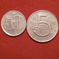 Монети Чехия., снимка 1 - Нумизматика и бонистика - 44657848