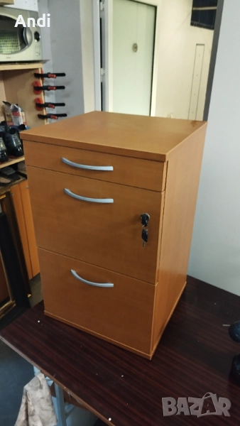 Офис шкаф с три чекмеджета  - контейнер за бюро 42,5/40.5/68,5см, снимка 1