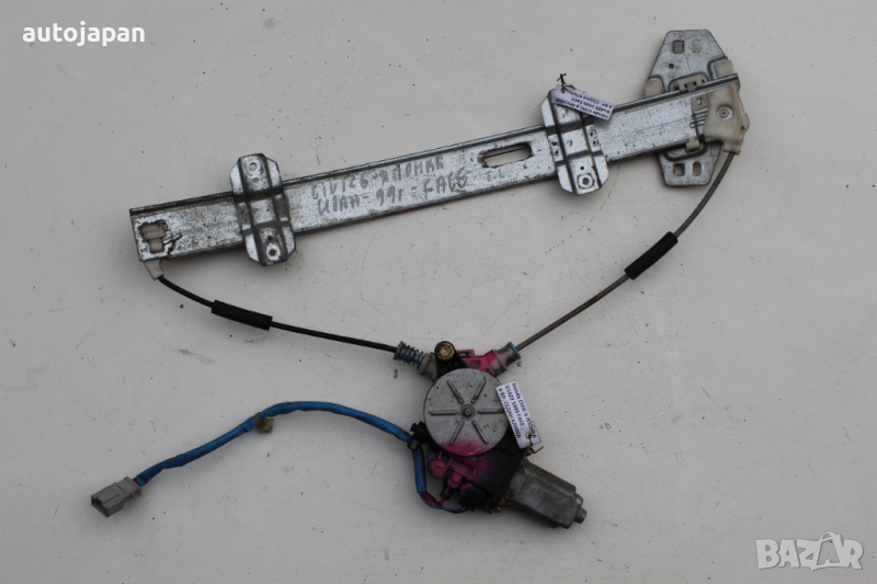 Преден ляв електрически стъклоповдигач Хонда сивик 6 японка д14з2 фейслифт седан 4врати 99г Honda ci, снимка 1