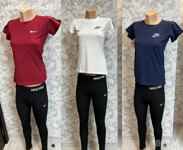 Дамски екипи Nike с тениска и клин, снимка 1