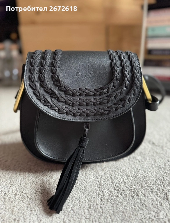 Дамска черна чанта , снимка 1