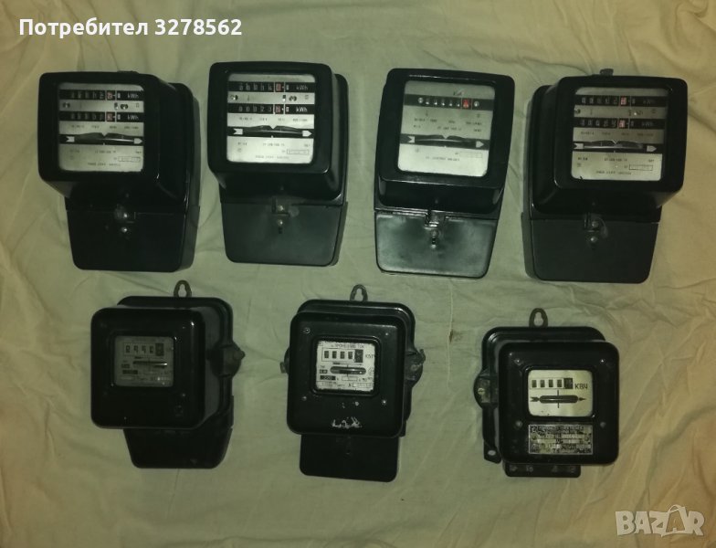 Стари електромери, снимка 1