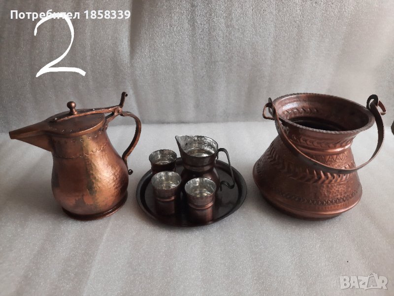 Медни съдове за декорация или използване по предназначение, снимка 1