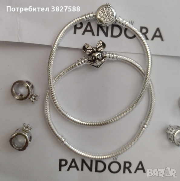 Сребърни гривни Pandora , снимка 1