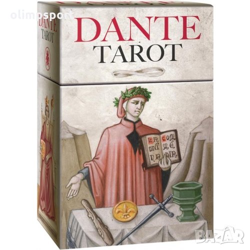 карти таро LOSCARABEO DANTE нови  Престижно издание, издадено за 700-годишнината от смъртта на Данте, снимка 1