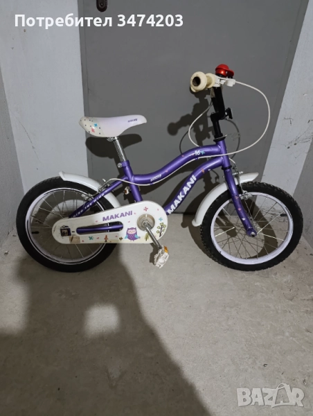 Колело за момиче 16 цола, снимка 1