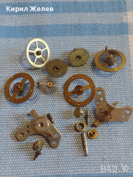 Лот части за часовници стари редки за КОЛЕКЦИЯ ЧАСТИ 43559, снимка 1