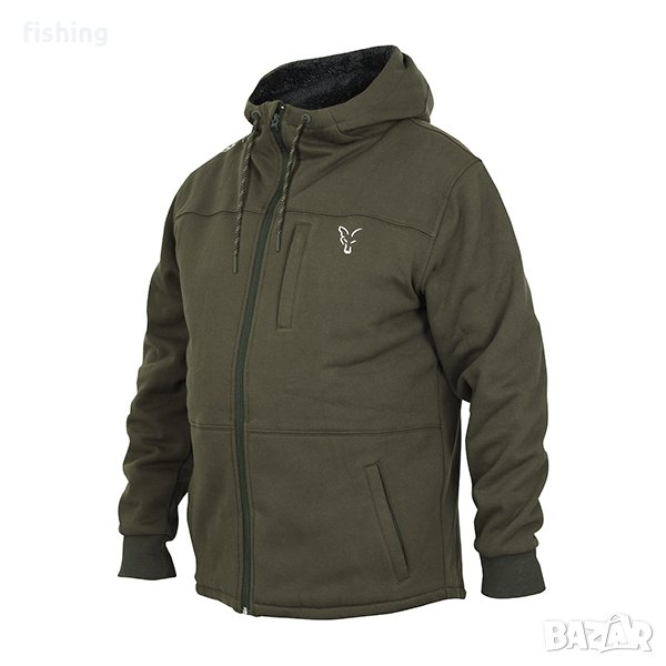 Суичър Fox Green Silver Sherpa Hoodie, снимка 1