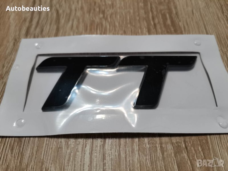 черни емблеми надписи Ауди ТТ стар стил, снимка 1