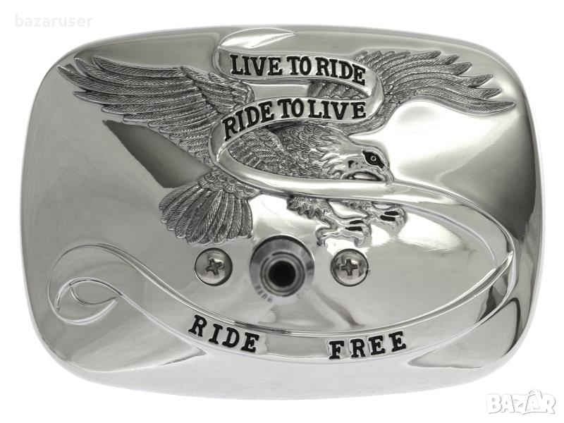 Хромирано огледало за мотор "Ride Free", снимка 1