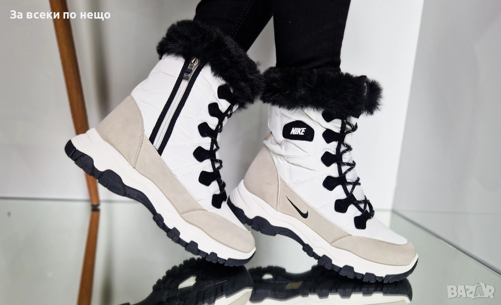Nike Дамски Зимни Меки И Топли Апрески С Пух Найк - Налични Различни Цветове Код P1793, снимка 1