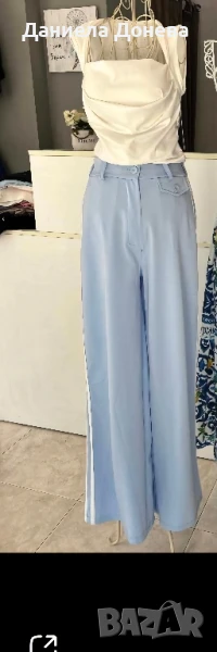 Син широк панталон, снимка 1