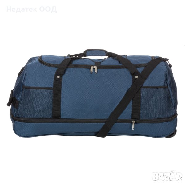 Пътнически сак на колелца, Син, 77x35x45cm, снимка 1