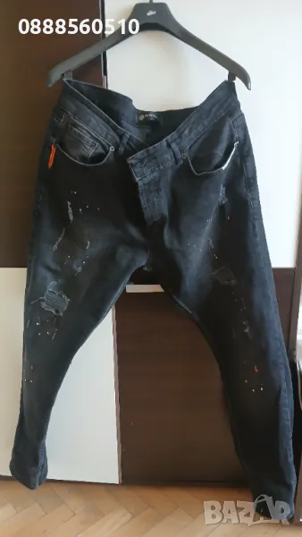 Топ Уникални мъжки дънки най- висок клас, снимка 1